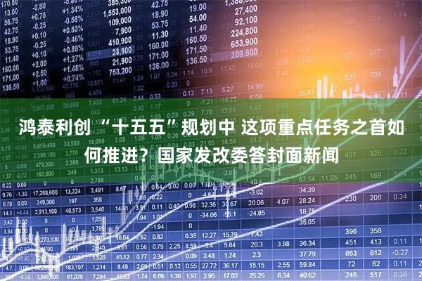 鸿泰利创 “十五五”规划中 这项重点任务之首如何推进？国家发改委答封面新闻