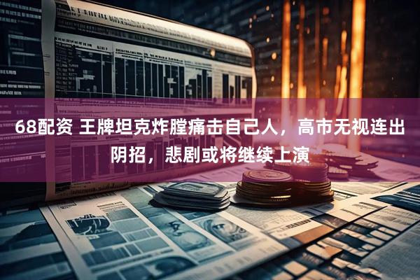 68配资 王牌坦克炸膛痛击自己人，高市无视连出阴招，悲剧或将继续上演